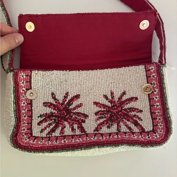 NWOT Maeve The Fiona Beaded Bag: Resort Edition - Picture 6 of 14